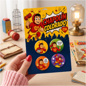 Arquivo De Corte Bottons Chapolin 82