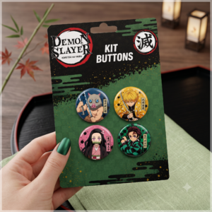 Arquivo De Corte Bottons Demon Slayer 56