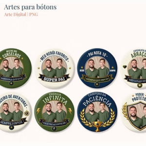 Arquivo De Corte Bottons Dia Dos Pais 1