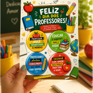 Arquivo De Corte Bottons Dia Dos Professores 4