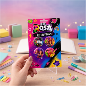 Arquivo De Corte Bottons Dos Rosa Emilly Vick 37