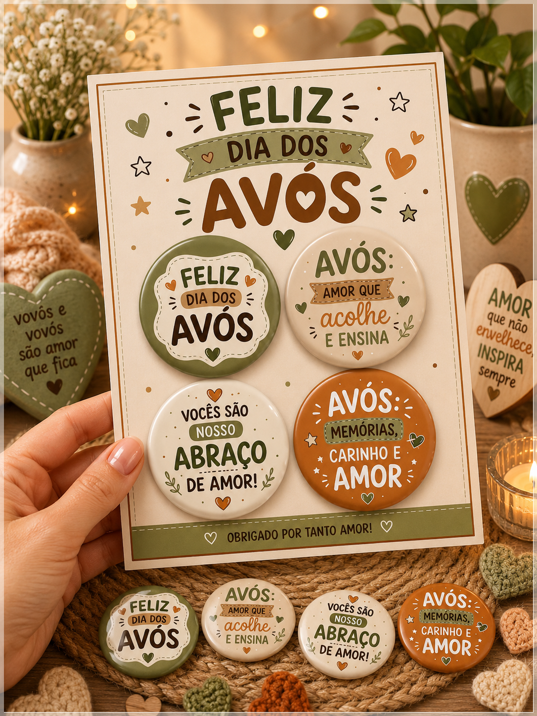 Arquivo De Corte Bottons Feliz Dia Dos Avós 1