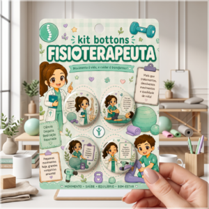 Arquivo De Corte Bottons Fisioterapeuta Fisioterapia 28