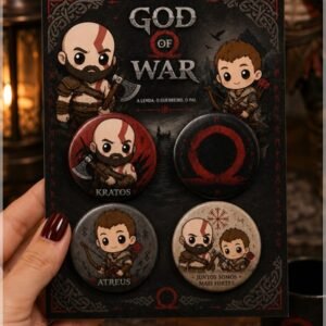 Arquivo De Corte Bottons God Of War 115