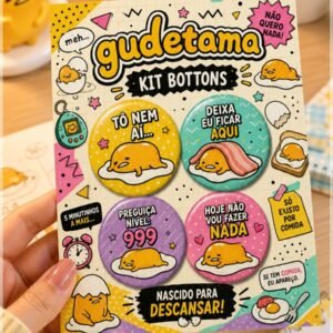 Arquivo De Corte Bottons Gudetama Sanrio 77