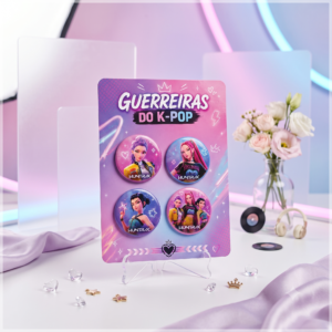 Arquivo De Corte Bottons Guerreiras Do K Pop Huntrix K Pop Demon Hunters 102