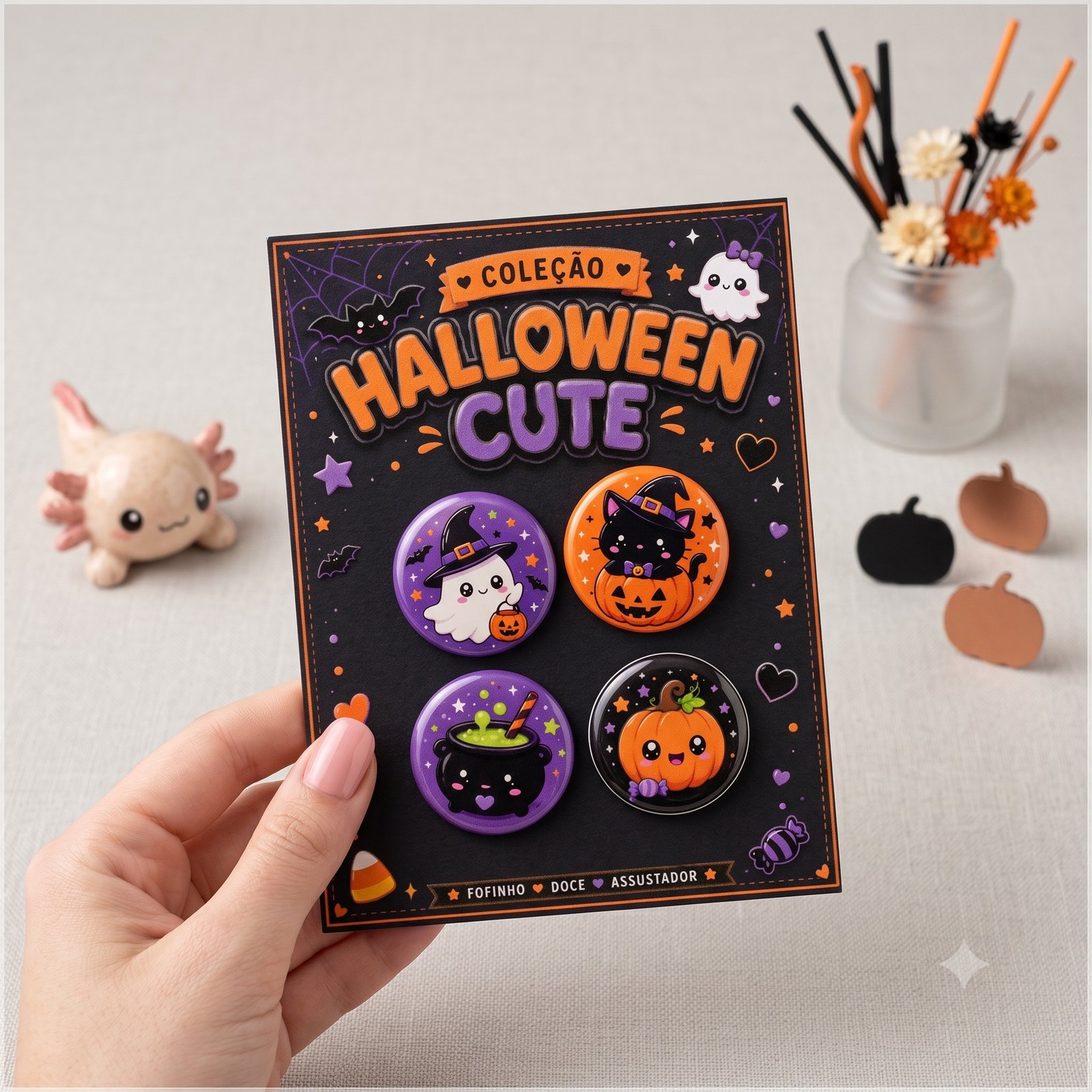 Arquivo De Corte Bottons Halloween 1