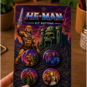 Arquivo De Corte Bottons He Man 88