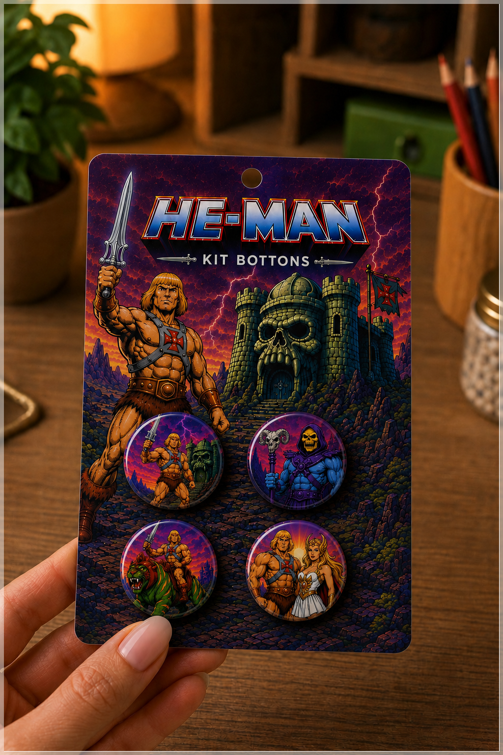 Arquivo De Corte Bottons He Man 88