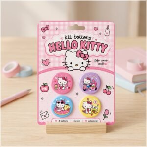Arquivo De Corte Bottons Hello Kitty 33