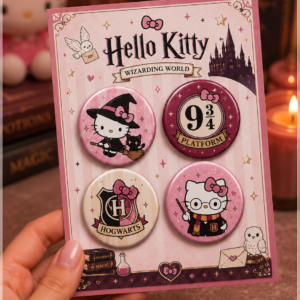 Arquivo De Corte Bottons Hello Kitty 95