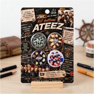 Arquivo De Corte Bottons K Pop Ateez 43