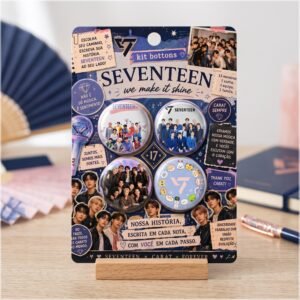 Arquivo De Corte Bottons K Pop Seventeen 32mm 49