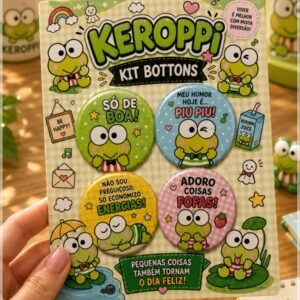 Arquivo De Corte Bottons Keroppi 66