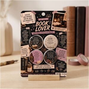 Arquivo De Corte Bottons Leitura Livros Book Lovers 45