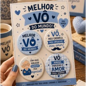 Arquivo De Corte Bottons Melhor Vô Dia Dos Avós 2