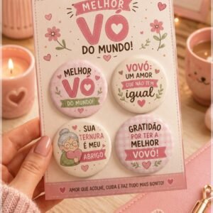 Arquivo De Corte Bottons Melhor Vó Dia Dos Avós 3