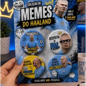 Arquivo De Corte Bottons Memes Haaland 79