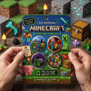 Arquivo De Corte Bottons Minecraft 62