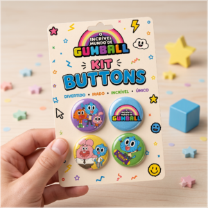 Arquivo De Corte Bottons O Incrivel Mundo De Gumball 45