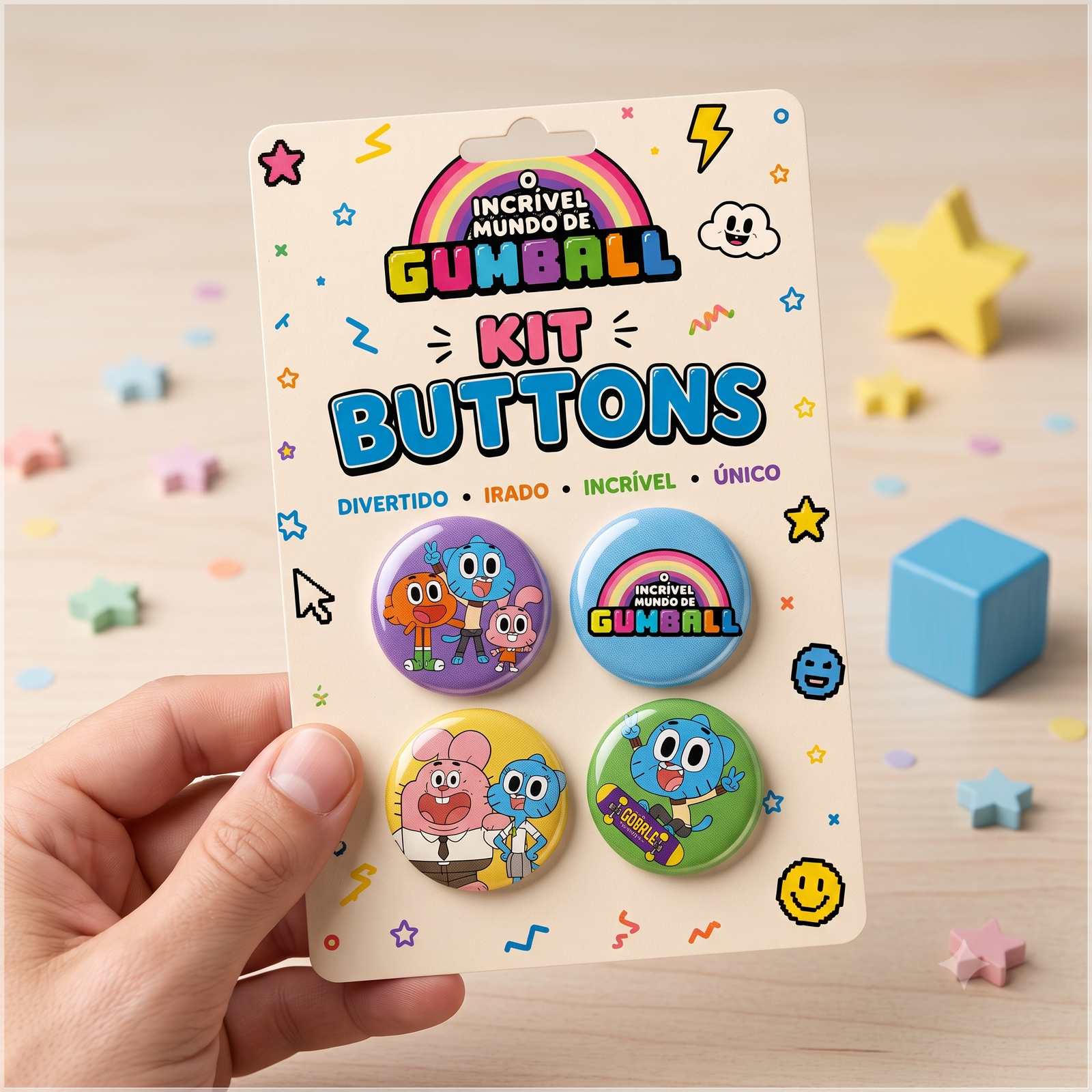 Arquivo De Corte Bottons O Incrivel Mundo De Gumball 45
