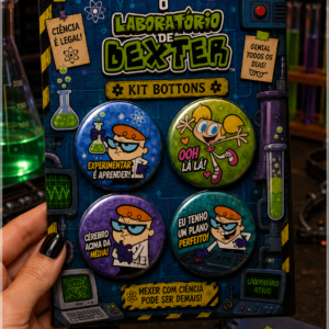 Arquivo De Corte Bottons O Laboratório Do Dexter 120