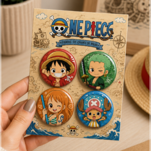 Arquivo De Corte Bottons One Piece 104