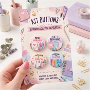Arquivo De Corte Bottons Papelaria 46