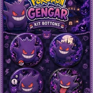 Arquivo De Corte Bottons Pokemom Gengar 69
