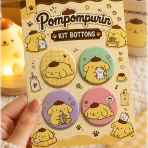 Arquivo De Corte Bottons Pompompurin 88
