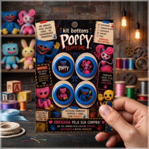 Arquivo De Corte Bottons Poppy Play Time 13