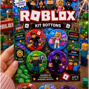 Arquivo De Corte Bottons Roblox 71
