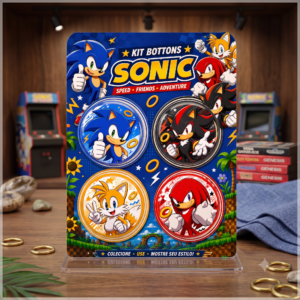 Arquivo De Corte Bottons Sonic 17