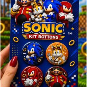 Arquivo De Corte Bottons Sonic 72