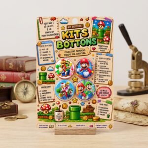 Arquivo De Corte Bottons Super Mario 41