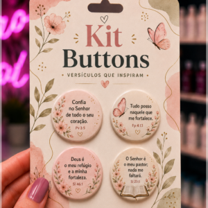 Arquivo De Corte Bottons Versículo Feminino 11