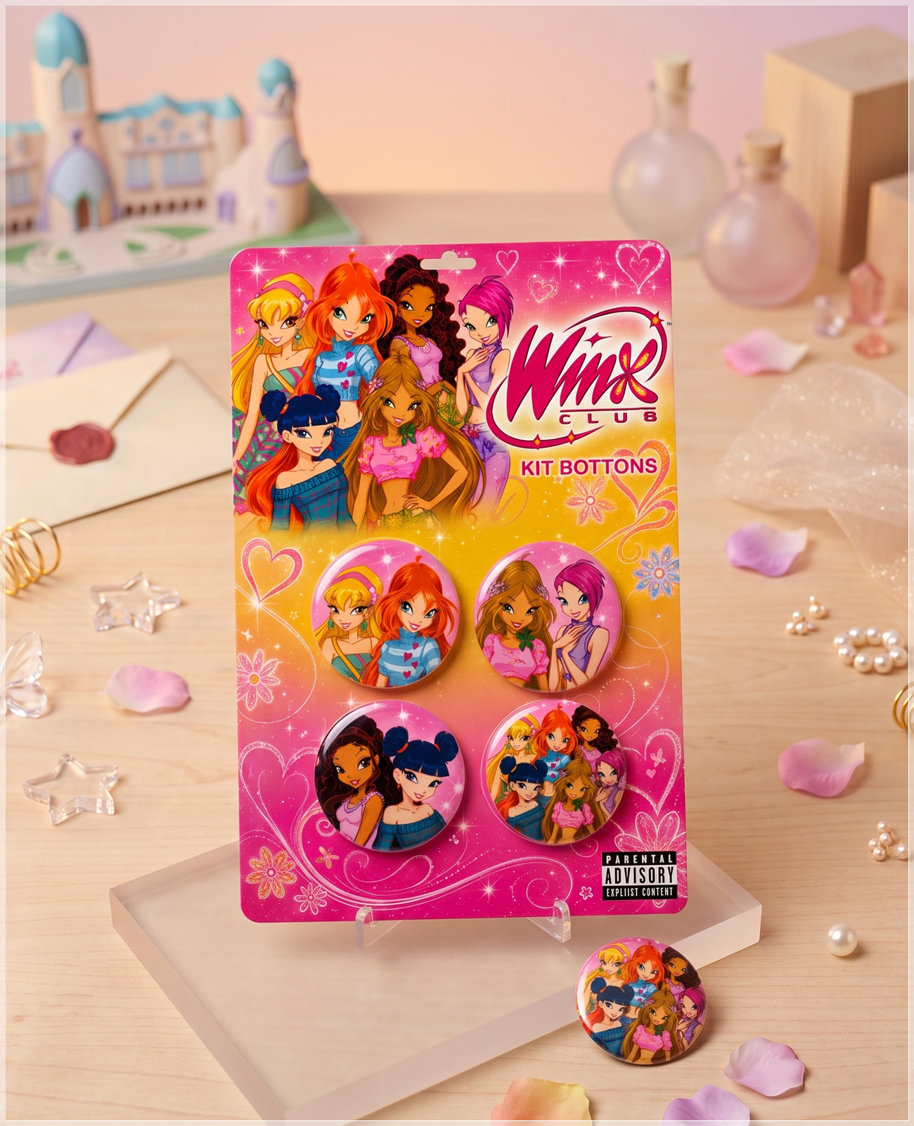 Arquivo De Corte Bottons Winx 78