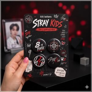 Arquivo De Corte Buttons Stray Kids