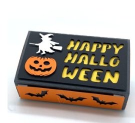 Arquivo De Corte Caixa Halloween 7