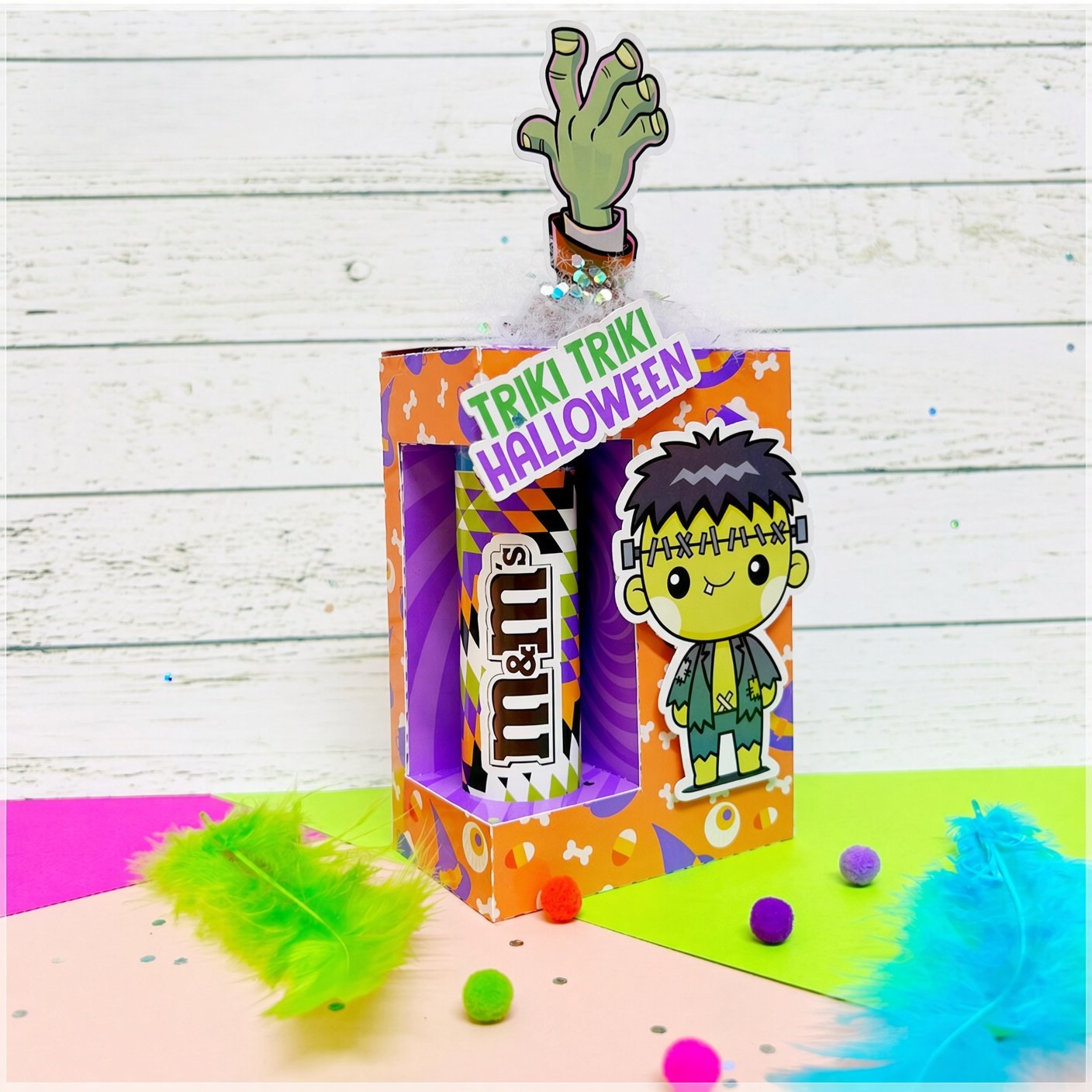 Arquivo De Corte Caixa M&M Halloween 2