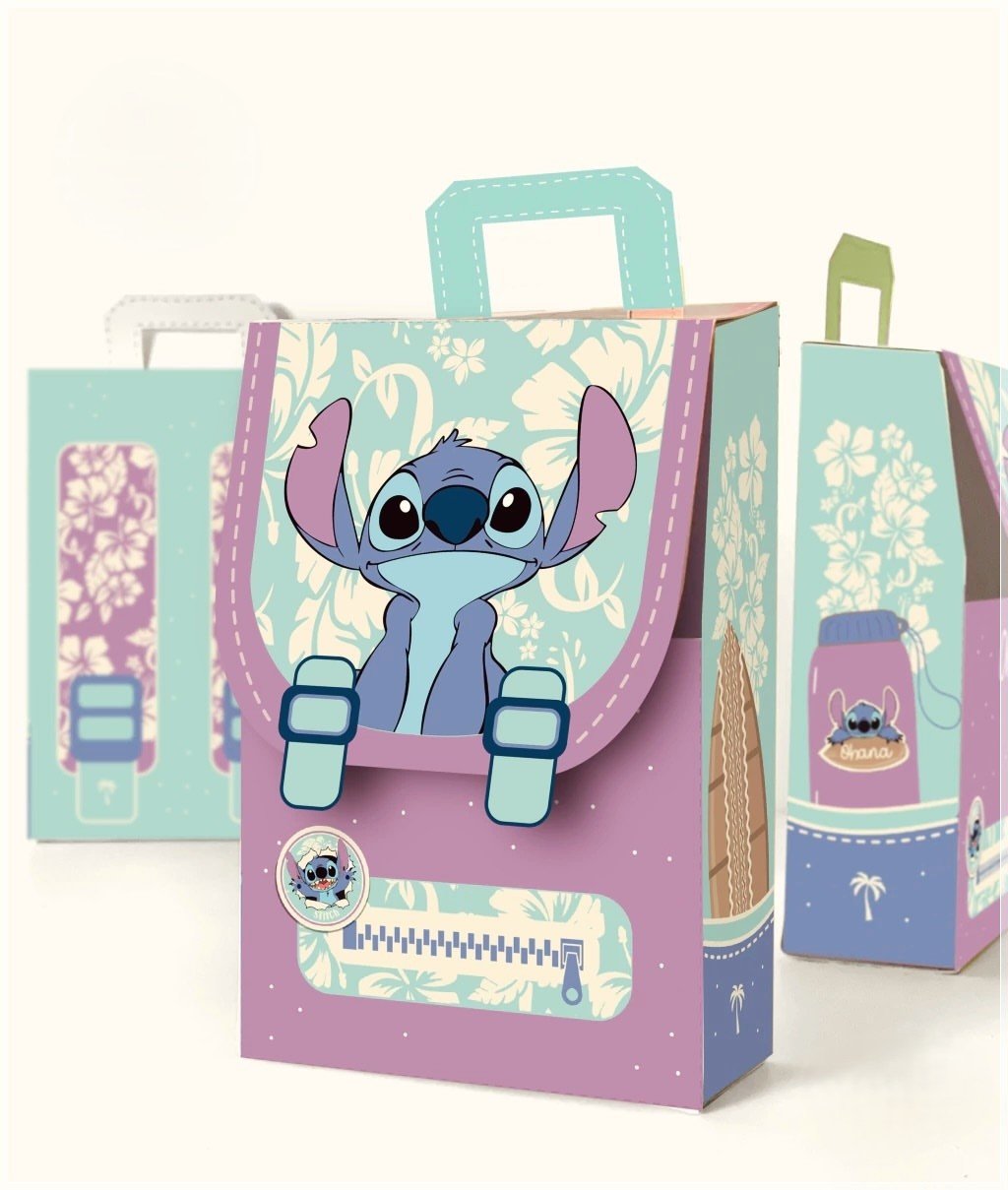Arquivo De Corte Caixa Mochila Stitch 9