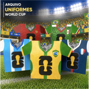 Arquivo De Corte Caixa Uniforme Mundial Copa