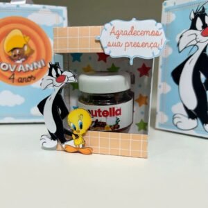 Arquivo De Corte Caixa Para Mini Nutella (40gr) 5