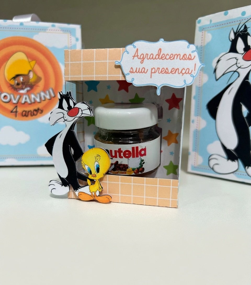 Arquivo De Corte Caixa Para Mini Nutella (40gr) 5
