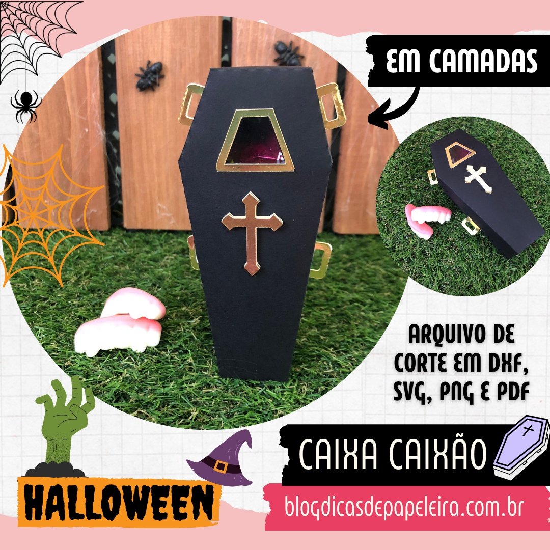 Arquivo De Corte Caixão Cemitério Caixa Caixão Halloween 1