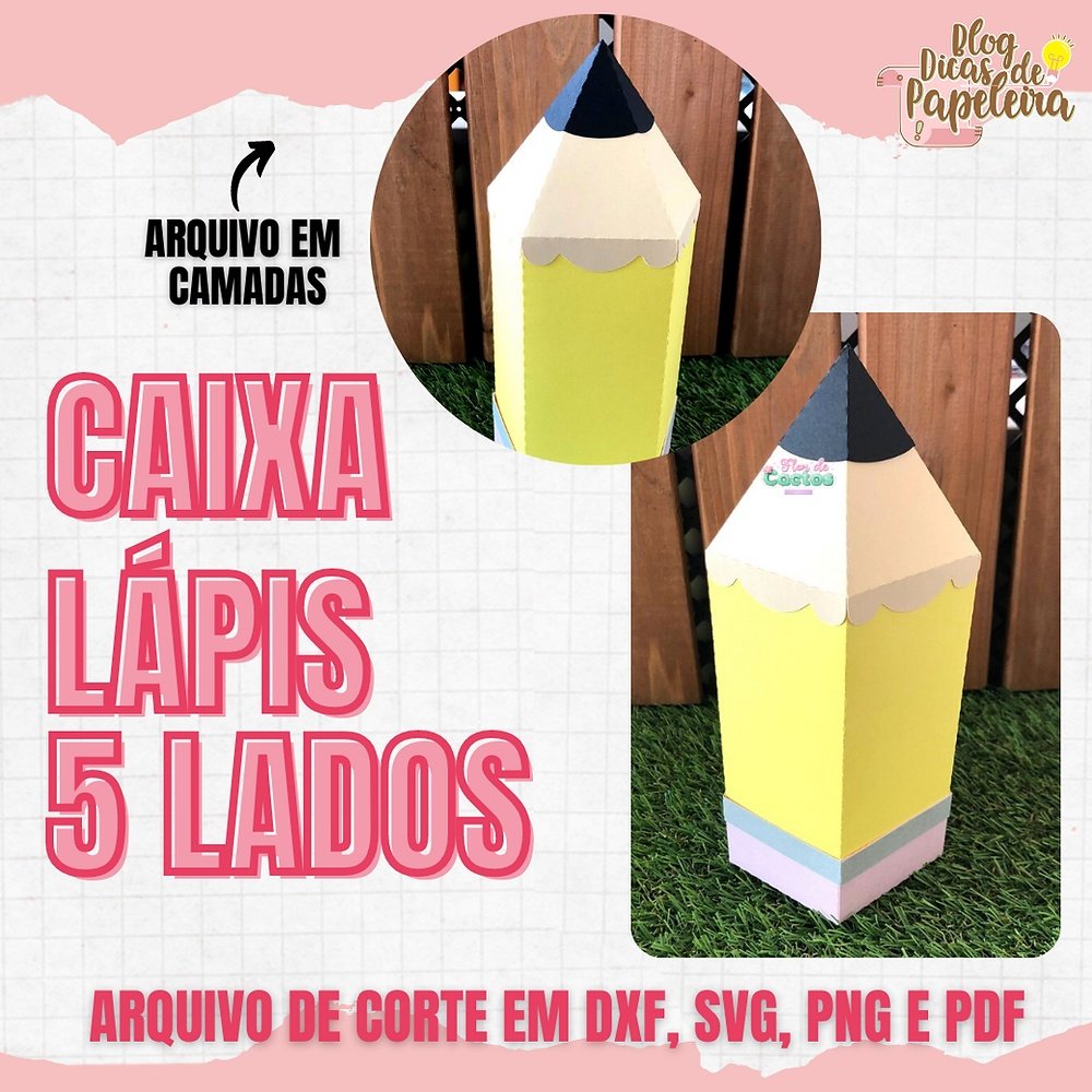 Arquivo De Corte Caixas Lápis Dia Dos Professores 2