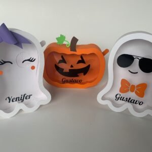 Arquivo De Corte Camadas Personagens Caixas 3D Halloween 9