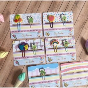 Arquivo De Corte Card Com Clip Flores 2