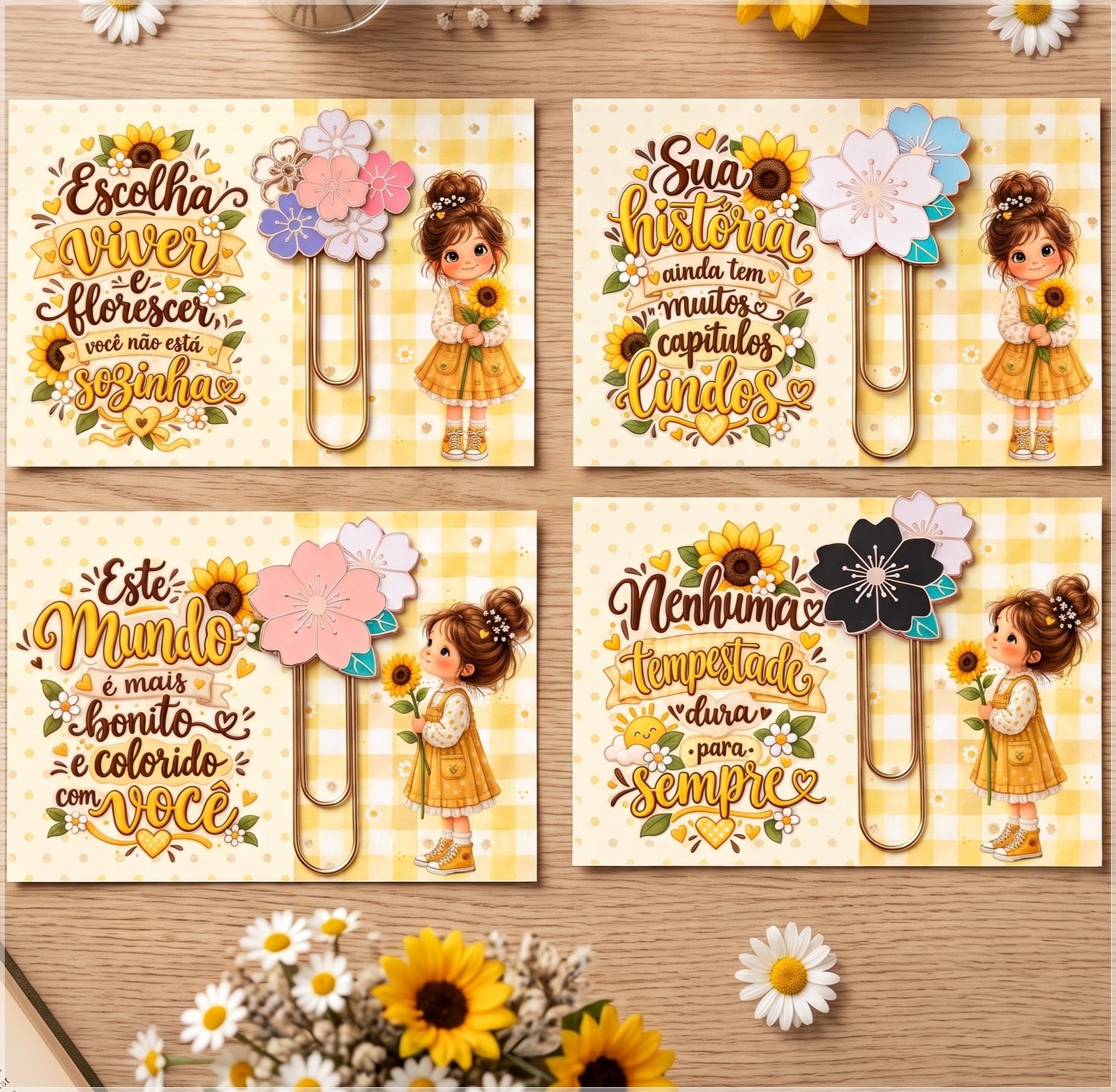 Arquivo De Corte Cards Clips Flor Menina Setembro Amarelo 4