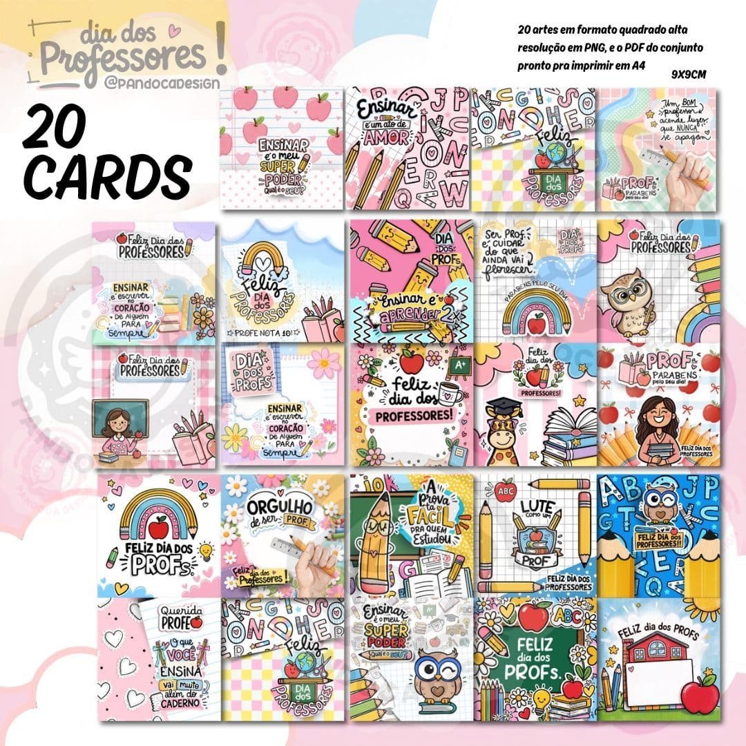 Arquivo De Corte Cards Tags Dia Dos Professores 4
